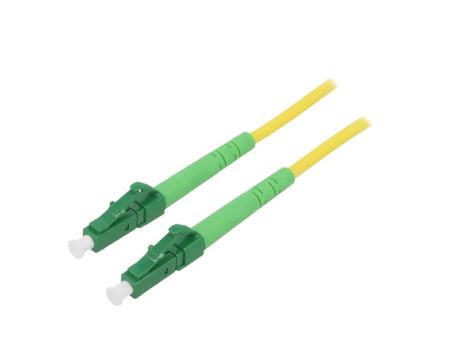 LCA-LCA/OS2-030YL Patch cord światłowodowy OS2 LC/APC,z obu stron 3m LSZH