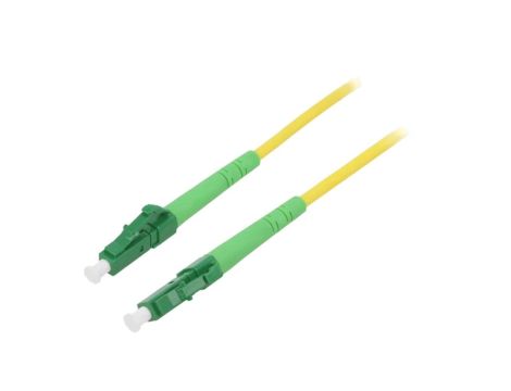 LCA-LCA/OS2-020YL Patch cord światłowodowy OS2 LC/APC,z obu stron 2m LSZH