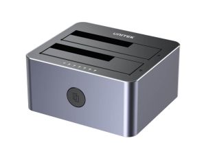 Unitek Stacja klonująca dyski 2 x SATA 2,5 cala/3,5 cala USB 5Gbps Y-3026GY01-EU