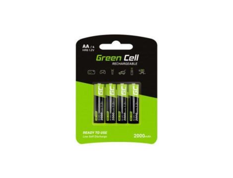 AKUMULATORKI Green Cell 4x AA HR6 2000mAh GR02