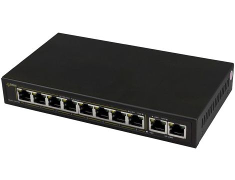 SWITCH POE PULSAR SG108 10-PORTÓW (8xPoE + 2xUPLINK)