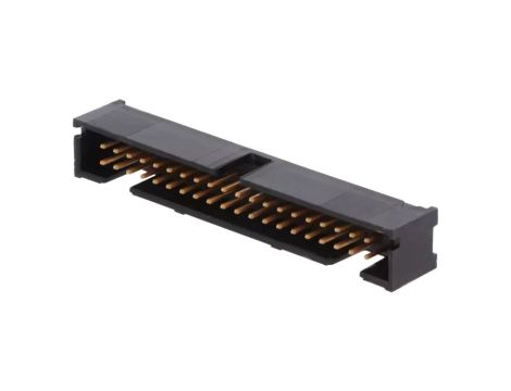 Gniazdo IDC męskie -PIN 40 proste THT złocony 2,54mm czarny 5103308-8