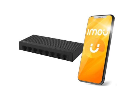 Switch Imou 8-portowy SF108C plastikowa obudowa 100Mbps