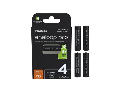 Akumulator NiMH R03 / AAA 930mAh 1,2V Eneloop PRO BK-4HCDE/4BE (4 szt.)