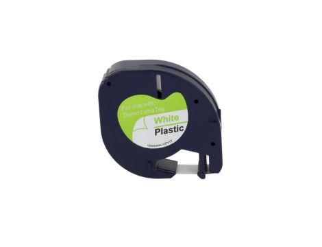 Taśma LT 59422 do drukarki DYMO 12mm 4m biała taśma czarny nadruk