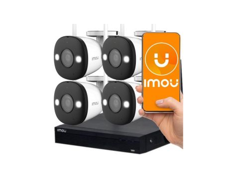 Zestaw do monitoringu wifi IMOU Wi-Fi KIT- Pro KIT/NVR1104HS-W-S2/4-F22FE