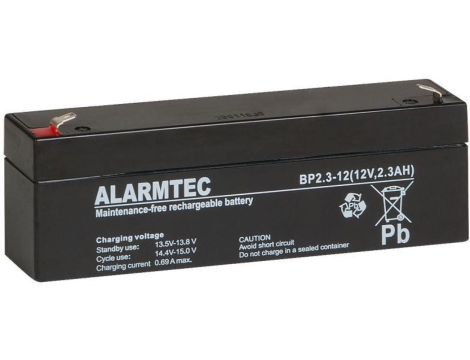 Akumulator VRLA AGM 12V 2,3Ah (żywotność 3-5lat) BP 2,3-12