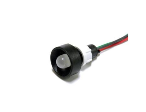 Lampka LED zielono-czerwona 12-24V AC/DC (klosz 10mm)
