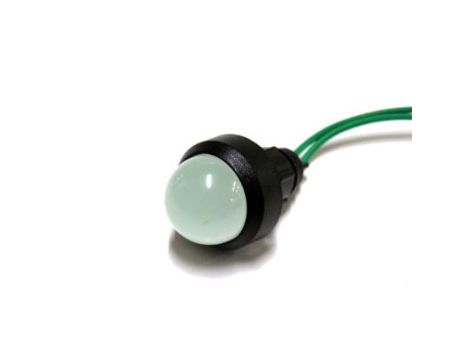 Lampka LED zielona 230V AC/DC (klosz 20mm)