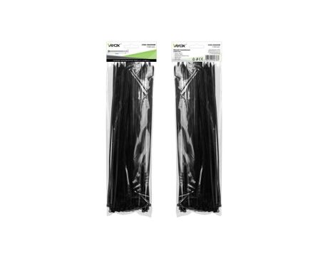 Opaski zaciskowe 4,8mm /350mm czarne 100 szt. VOZ-48350B Vayox