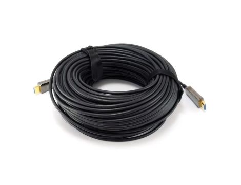 Kabel ultra HDMI 4K optyczny (światłowodowy) v2.0 (AOC) odporny na zakłócenia elektromagnetyczne HDKO20 15m