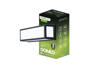 Lampa Ogrodowa Kinkiet Elewacyjny E27 Prostokątny DOMLO LUMILED