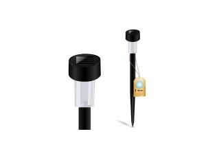 Lampa Ogrodowa LED Solarna Zewnętrzna Wbijana Czarna 6500K PALIS LUMILED