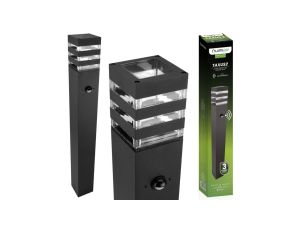 Lampa Ogrodowa Słupek Zewnętrzny Stojący E27 12W LED Czujnik Ruchu TAXUS 2 80cm LUMILED