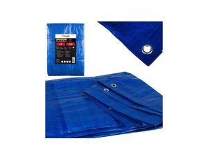 Plandeka 2x2 niebieska wzmacniana z oczkami płachta Schmith