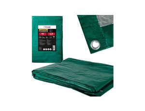Plandeka 6x8 90g zielona gruba wzmacniana z oczkami płachta Schmith