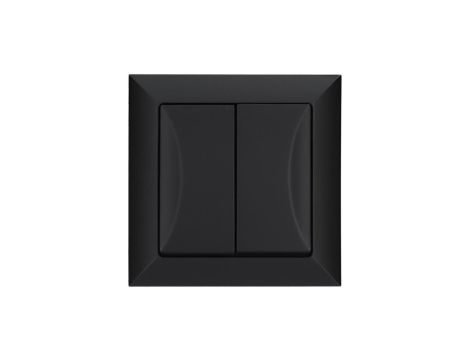 Łącznik podtynkowy świecznikowy, Pola czarny, 33201