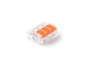 Szybkozłączka z dźwignią 3x 0,2-4,0mm2 przezroczysta E.4191T /100szt./