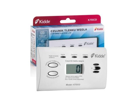 Czujnik czadu z wyświetlaczem Kidde K7DCO