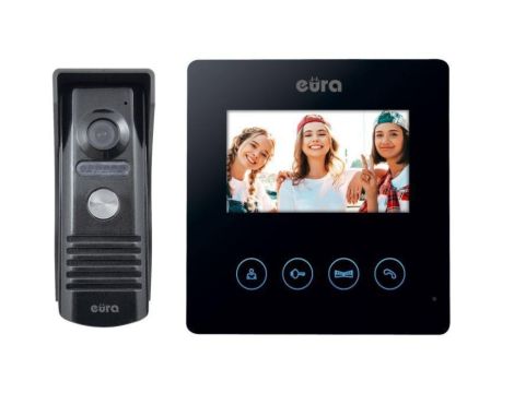 Wideodomofon EURA VDP-52A3 ATIRA czarny