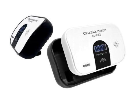Czujnik czadu EURA CD-45A2 wolnostojący, bateryjny, wyswietlacz LCD