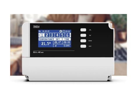 TECH L-4X WIFI - Sterownik zaworów termostatycznych bezprzewodowy 8 sekcji