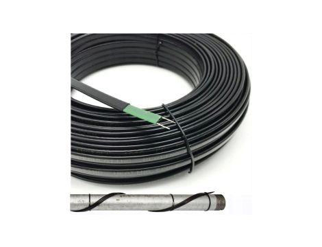 Przewód grzejny kabel grzewczy samoregulujący 12V 8mm 20W/m /100m rolka/