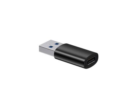 Baseus Ingenuity Series Mini przejściówka adapter USB 3.1 OTG do USB Typ C czarny (ZJJQ000101)