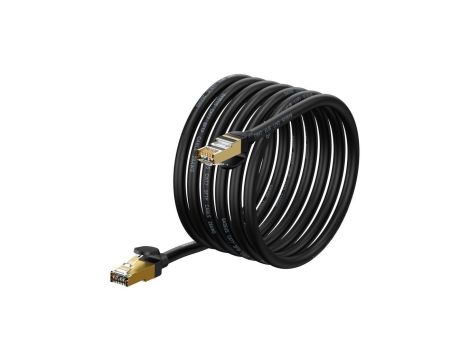 Baseus Speed Seven szybki kabel sieciowy RJ45 10Gbps 5m czarny (WKJS010501)