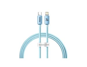 Kabel Baseus CAJY001303 Lightning - USB-C PD 20W 480Mb/s 1,2m - niebieski