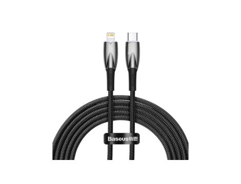 Kabel Baseus CADH000101 Lightning - USB-C PD 20W 480Mb/s 2m - czarny