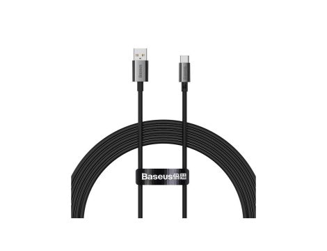 Kabel Baseus Superior Series USB-A / USB-C 100W do Huawei / Honor 1.5m - czarny
