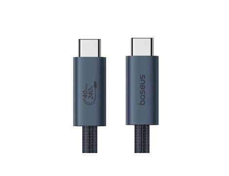 Kabel Baseus CB000068 USB-C - USB-C 240W PD 8K 60Hz 1m - czarny