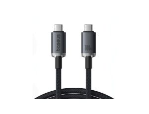 Kabel Baseus Crystal Shine CB000089 USB-C / USB-C USB3.2 100W 20Gbps 1.5m - czarny