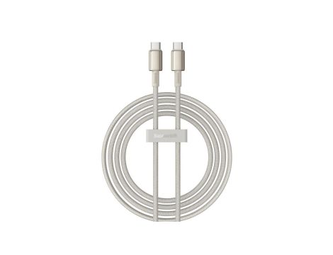 Kabel Baseus Tungsten Gold USB-C / USB-C 100W 2m - złoty