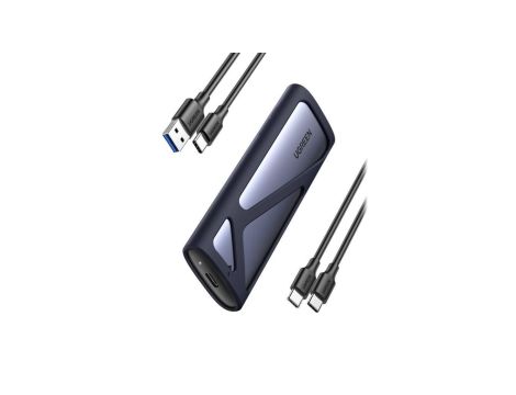 Kieszeń Ugreen CM400 90264 na dysk SSD M.2 z portem USB-C 3.2 - szara