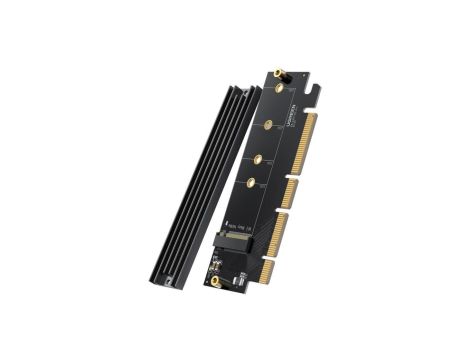Karta rozszerzeń Ugreen CM465 PCIe 4.0 x4 do M.2 NVMe M-Key - czarna