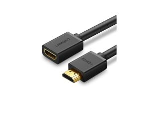 Kabel Ugreen HD107 10141 HDMI (męski) - HDMI (żeński) 4K 1m - czarny