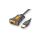 Ugreen kabel adapter USB-A - DB9 RS-232 1.5m szary (CR104)