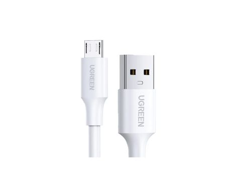 Kabel Ugreen US289 60141 micro USB / USB-A 1m - biały