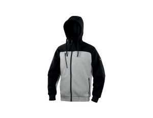 Bluza Molton z poliestrui bawełny, kolor Szaro-Czarny, rozmiar: S, BORGOGRPT