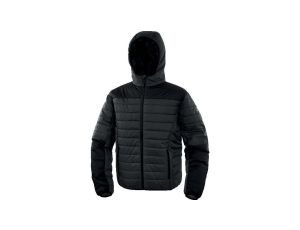 Kurtka puchowa pikowana z poliamidu Ripstop, kolor Szaro-Czarny, rozmiar: XL, BLOOMGRXG