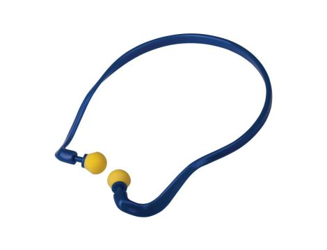 Wkładki przeciwhałasowe na pałąku, SNR 29dB, kolor ​Niebiesko-żółty​, rozmiar: Uniwersalny, CONICMOVE01JAB /1para/