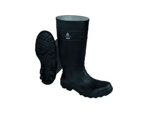 Obuwie bezpieczne, wysokie z PVC, kolor Czarny, rozmiar: 48, COPPES5NO48