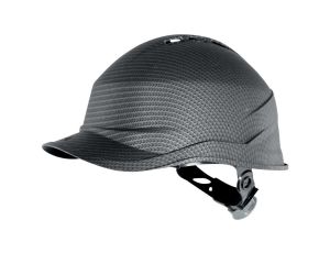 Hełm ochronny, wentylowany, z regulacją ROTOR, kolor Czarny karbon, rozmiar: Regulowany, DIAM6WTRNOCA