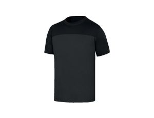 T-shirt z bawełny, kolor Szaro-Czarny, rozmiar: XXL, GENO2GNXX