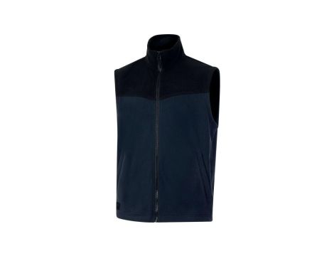 Ciepła kamizelka- polar poliester, kolor Granatowo-czarny, rozmiar: S, GILLIBMPT