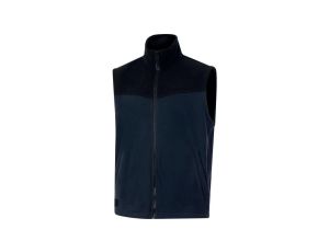 Ciepła kamizelka- polar poliester, kolor Granatowo-czarny, rozmiar: 3XL, GILLIBM3X