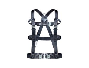 Szelki H Plus z 2 punktami zaczepowymi, kolor Czarny, rozmiar: S/M/L, HAR22HAGT