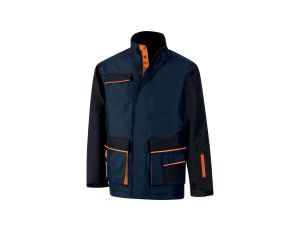 Kurtka nieprzemakalna - płótno Oxford 100 poliester membrana TPU kolor Granatowo-czarny, rozmiar: 3XL, PALMABM3X